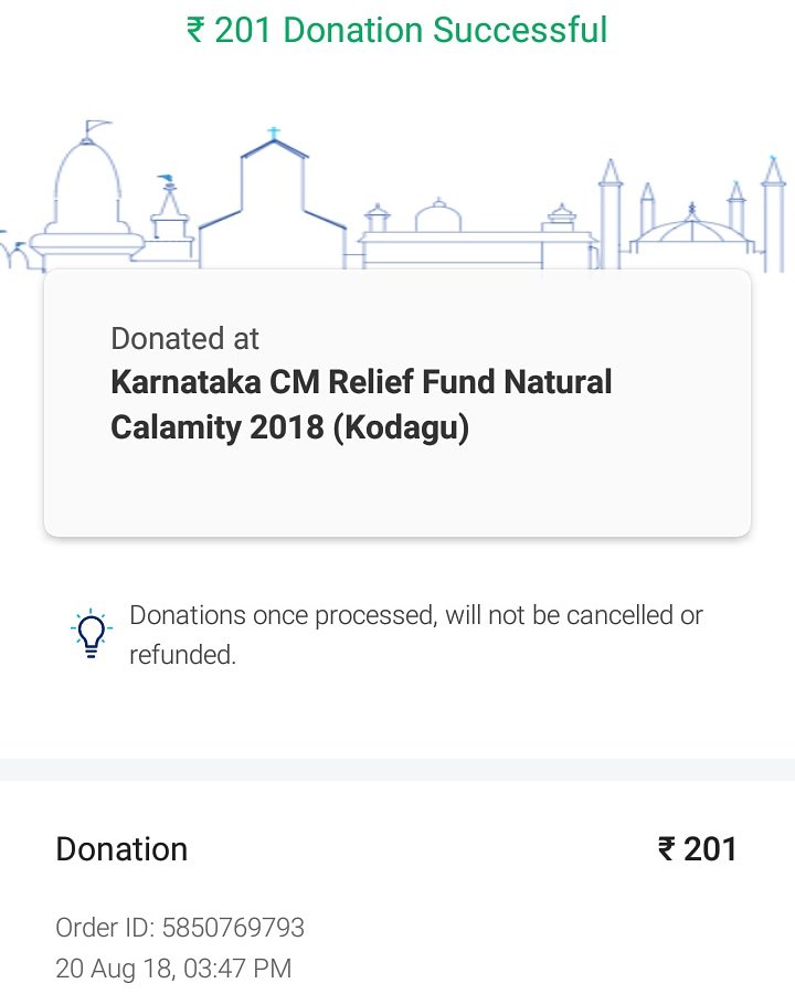 arka_arkasaha's tweet photo. Let's pray and donate as possible amount to those people who are now homeless nad suffering by flood.
Here's my very little contidution to them.
#GodblessKerala🙏🙏
#PrayForKodagu 🙏🙏
#PrayForKerala 🙏🙏
#withKerala https://t.co/7P428Ml5oN