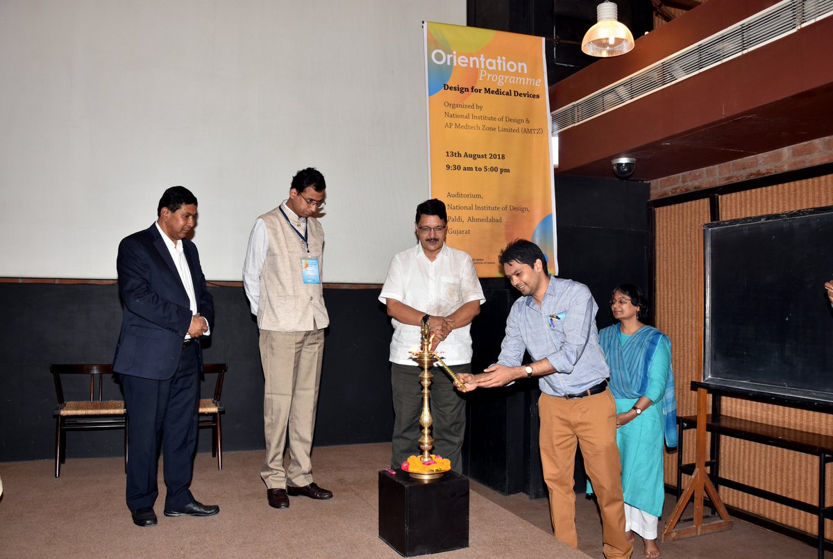 DCS_MSME's tweet photo. Design Orientation Programme,Design for Medical Devices on 13th August 2018Shri Suranjan Gupta, Executive Director, EEPC,Prof.Sangita Shroff, Head,Department of Design,Nirma University,Shri Jitendra Singh Rajput,Associate Sr, Faculty, Strategic Design Management,Head -DCS-MSMEs https://t.co/c9F9WvnuIm
