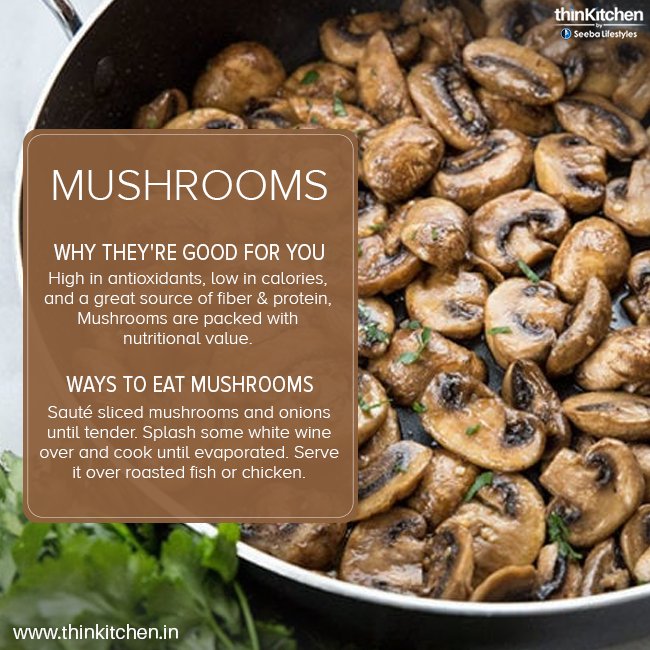 thinKitchen's tweet photo. Mushrooms have been gaining popularity these days and for all the right reasons.

#CookEatLiveHealthy #CookHealthy #HappyBelly #Mushrooms #SuuperFood #LoveFood #FoodDiary https://t.co/RinB1CiMA7