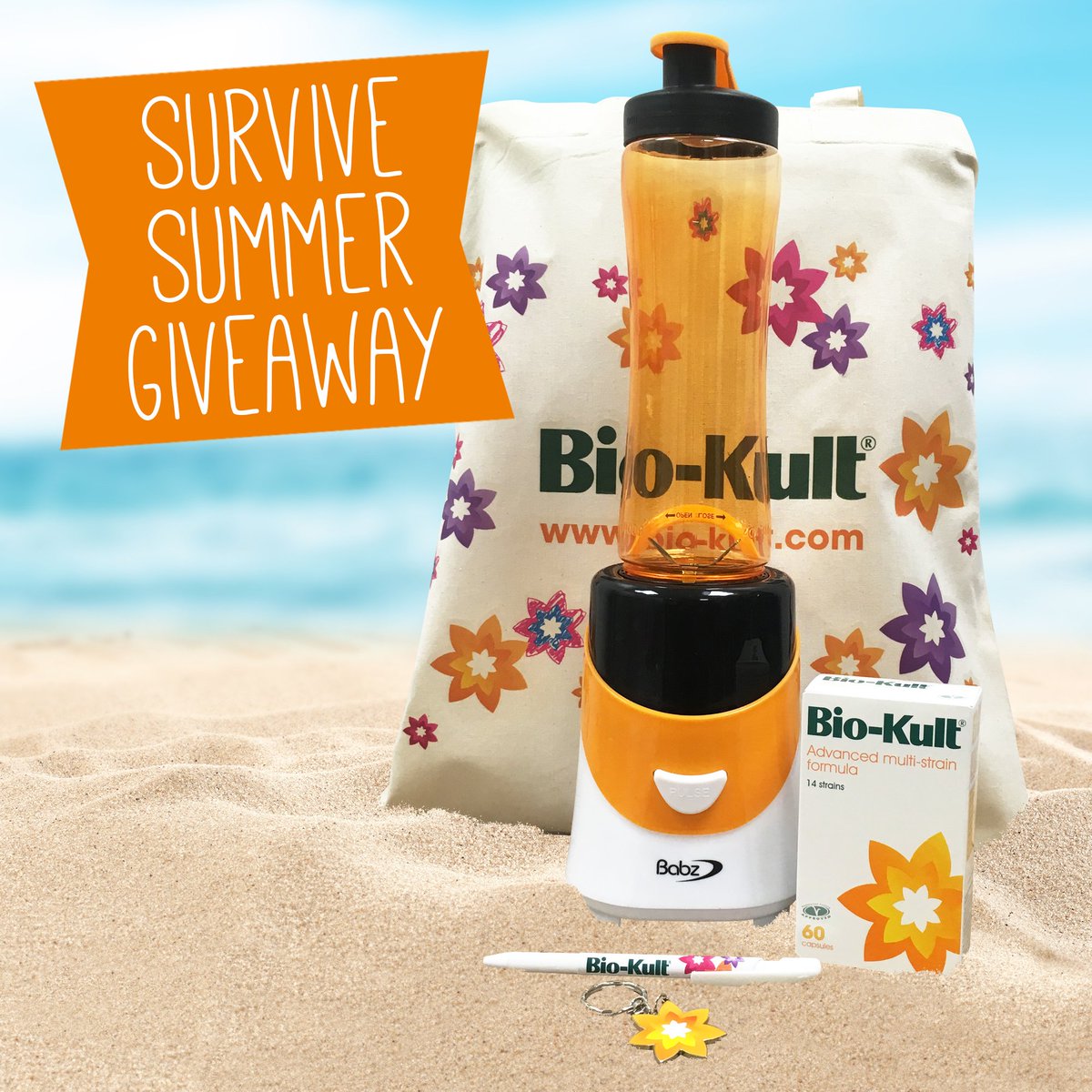 Bio_Kult's tweet photo. #SurviveSummer Giveaway! RT &amp; tag a friend you'd share a smoothie with to be in with a chance of winning these fab goodies! Enter on FB and Insta too for more chances to win! UK residents only, entries close at 23:59 on 27/08/18. https://t.co/YeSeZZ8Fyn