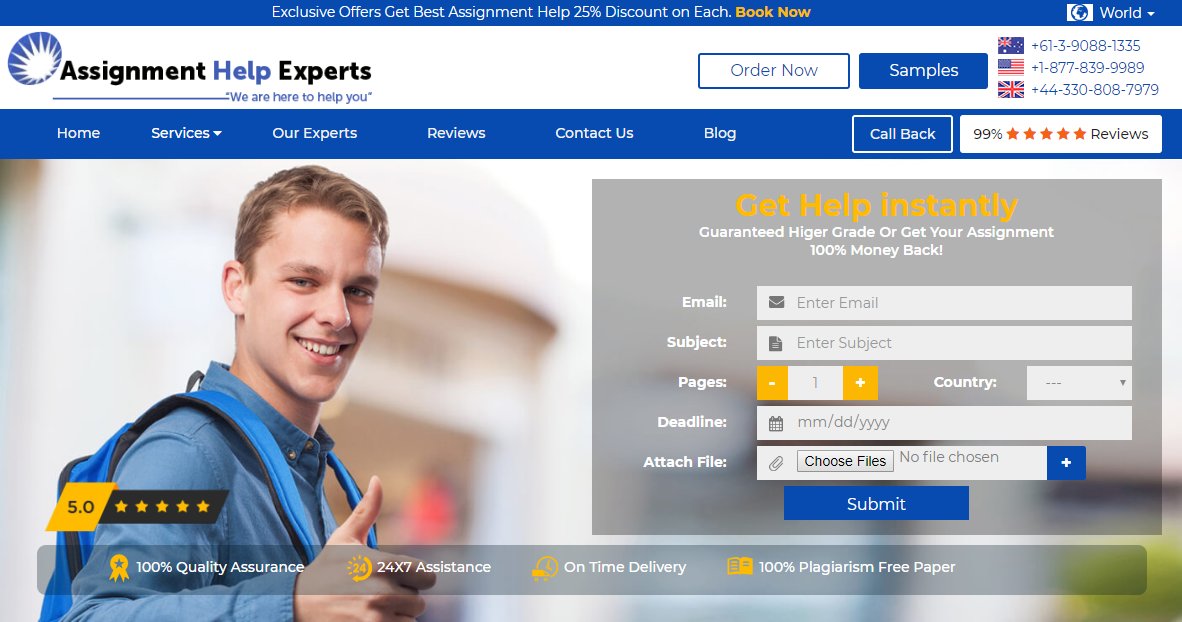 assignment_hlp's tweet image. Read all Reviews of Assignment Help Experts by students. Assignment Help Experts offer Online Assignment Help and Assignment Writing services in Australia and US
Read More:- goo.gl/9RjmuJ
#Assignment_Help_Experts_Reviews #assignmenthelpexperts #Help_Experts #Assignments