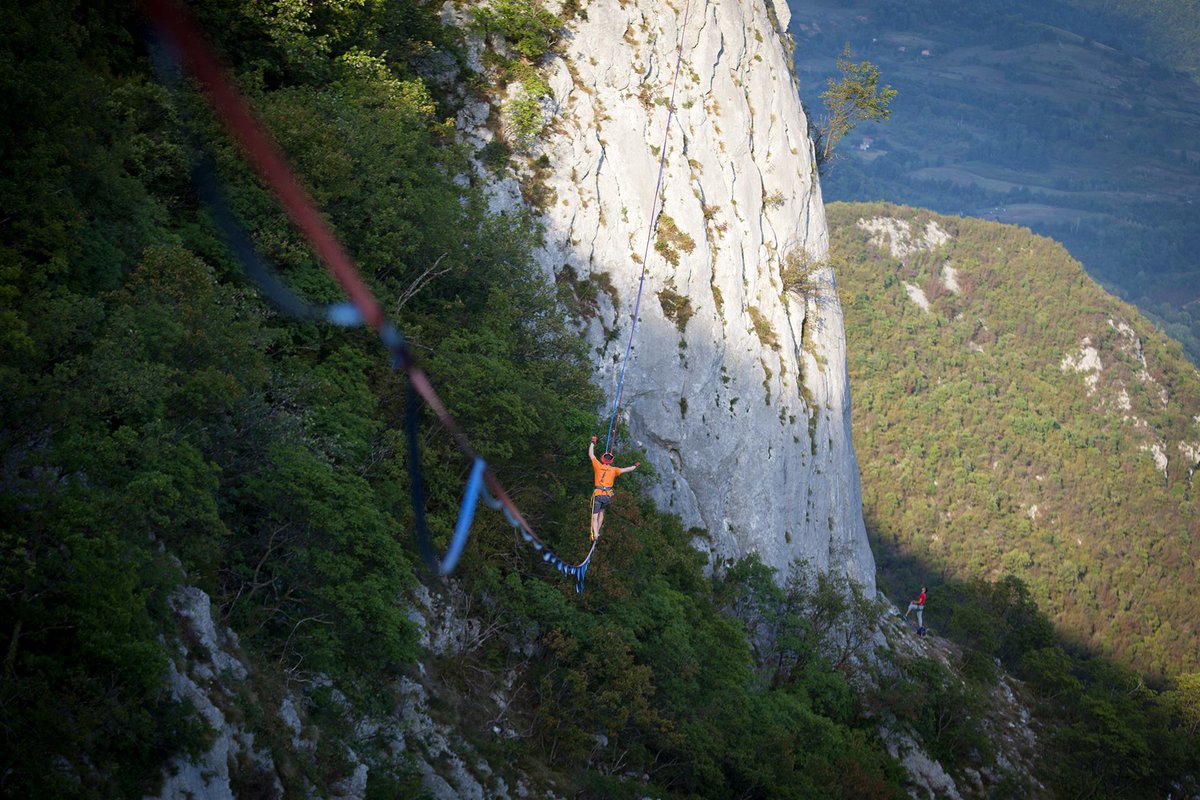 visitsrpska's tweet photo. @DrillandChill #festival "Tijesno #Canyon becoming alive with #rockclimbers and #highliners raging on big lines at daytime and chilling together next to a bonfire at night!"... ❤️Testimonials and photo credit Nir Avneyon AntiGravity Photography https://t.co/T830Y2cEs5 https://t.co/BBFR0EQsE0