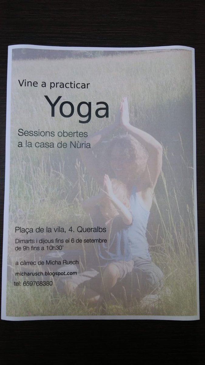 Vine a practicar Yoga a la Casa de Núria!!