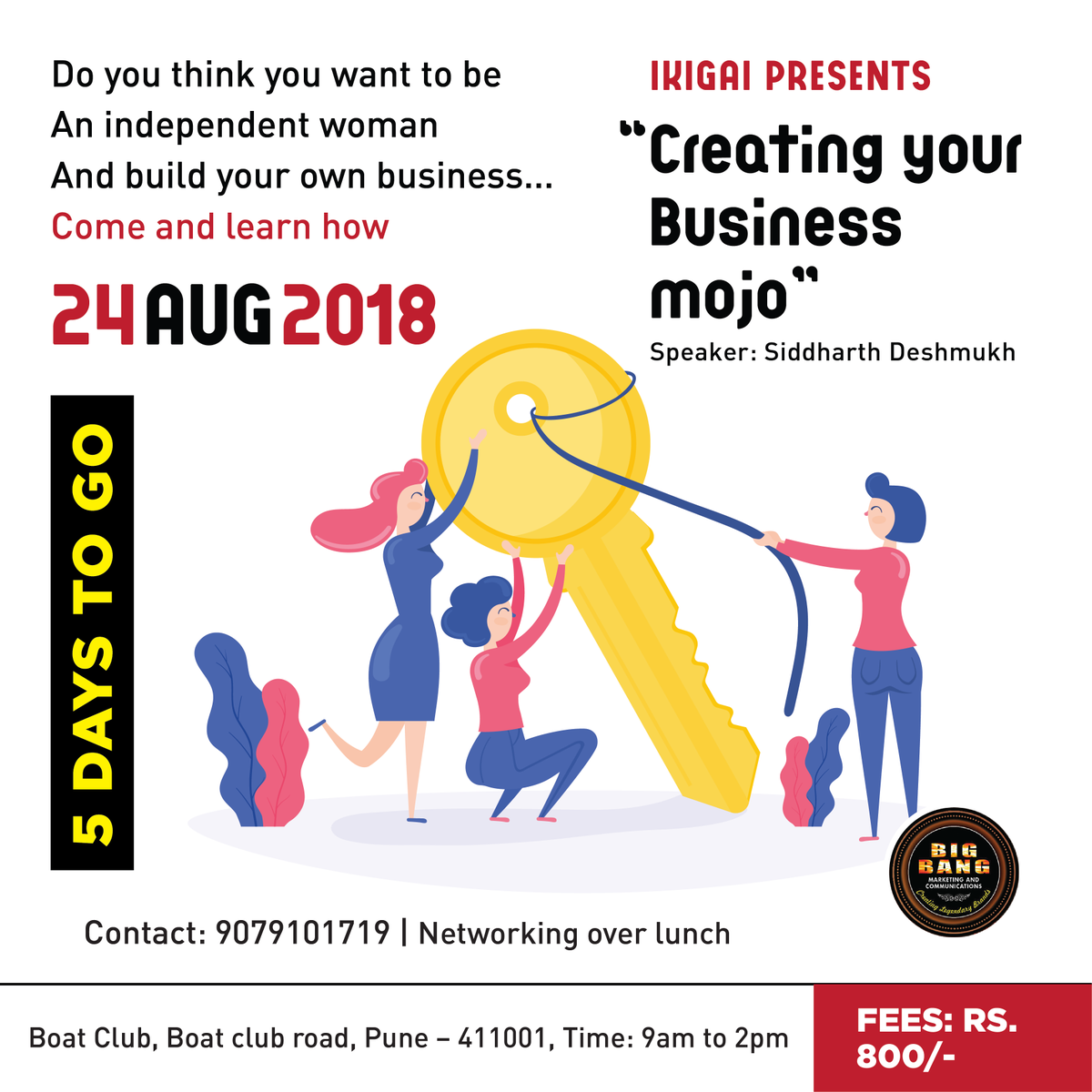 bbmc_consultant's tweet photo. "The true entrepreneur is a doer, not a dreamer."
+ Workshop on Creating Your Business Mojo.
+ Find the entrepreneur in you.
#Entrepreneurship #Womenentrepreneurs #BusinessPlan #Startups #IKIGAI #Pune 
To Register, Click on the link below
https://t.co/EftZ2wMUwf https://t.co/HhnzjSFZYr