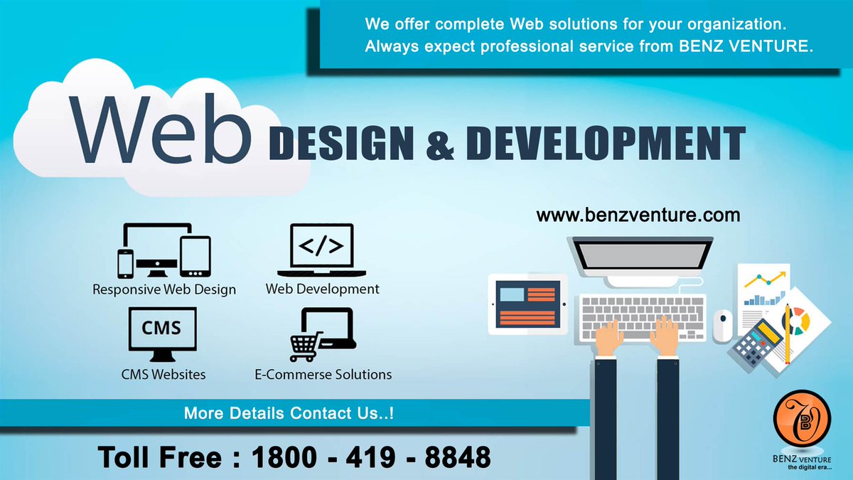 BenzVenture's tweet image. Benz Venture - Web Design provides a complete solution for #WebDesign, #SocialMedia, #ReputationManagement, #LocalSEO, #Branding,  #Advertising, #Marketing, &amp;amp; #GraphicDesign Services for your business.

Toll-Free: 1800 419 8848
Weblink: benzventure.com

#60VMAudioLaunch