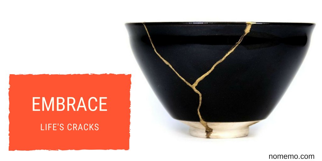 RT @getnomemo: You are unique, embrace your cracks. You wanna know how? Read about the beauty of enhancing the cracks qoo.ly/rh9s8 #Kintsugi #EmbraceYourImperfections