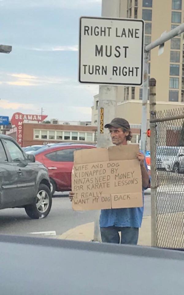 MensHumor's tweet photo. I'd give this guy some cash https://t.co/dFr9pJ6bUe