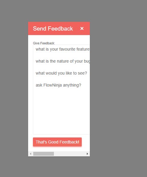 johnnliu's tweet image. Confession.  While making #FlowStudio responsive I might have broke the feedback box for 2 weeks :&apos;( 
No wonder nobody gave any feedback.
