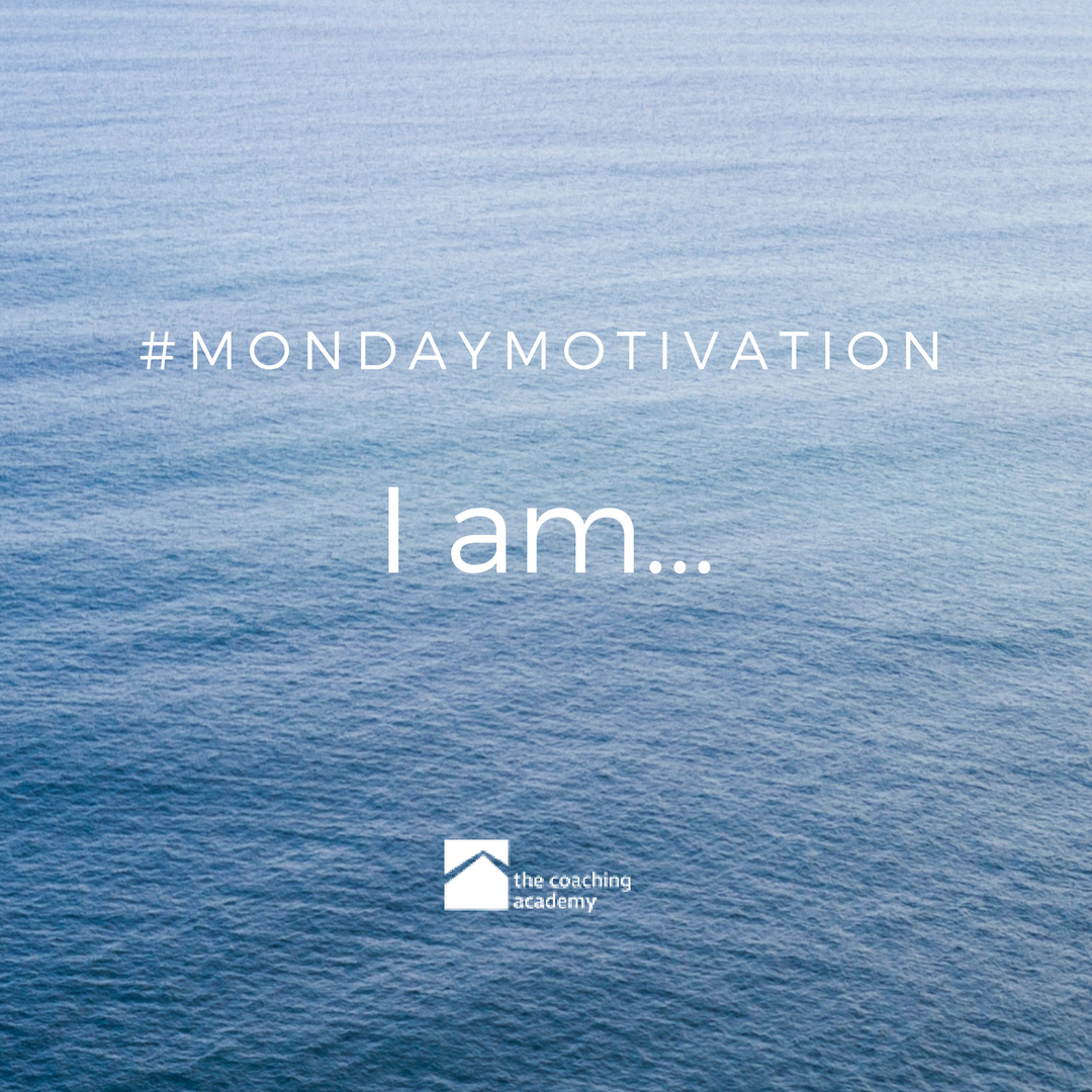 coachingacademy's tweet photo. #positiveaffirmations are a #powerful way to kick-start the rest of your week. Just start with I am...
..
I am #worthy 
I am #loved
I am #enough 
..
What are some of your daily affirmations? 
#MondayMotivation #affirmations https://t.co/7elQ9XkBwU