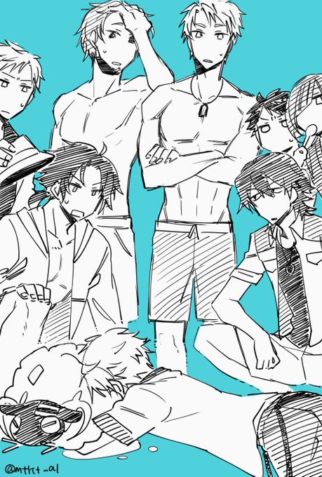 召装を行って水着男性を増やしたら羊を枕にして泣き濡らしてしまう… 