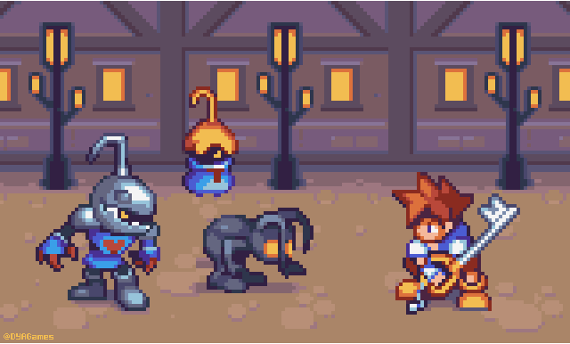 VideoArtGame's tweet photo. The #PixelArt of #KingdomHearts 💛🎨

"#KH Demake"

Artist: @DYAGames https://t.co/nbvqHWi19i