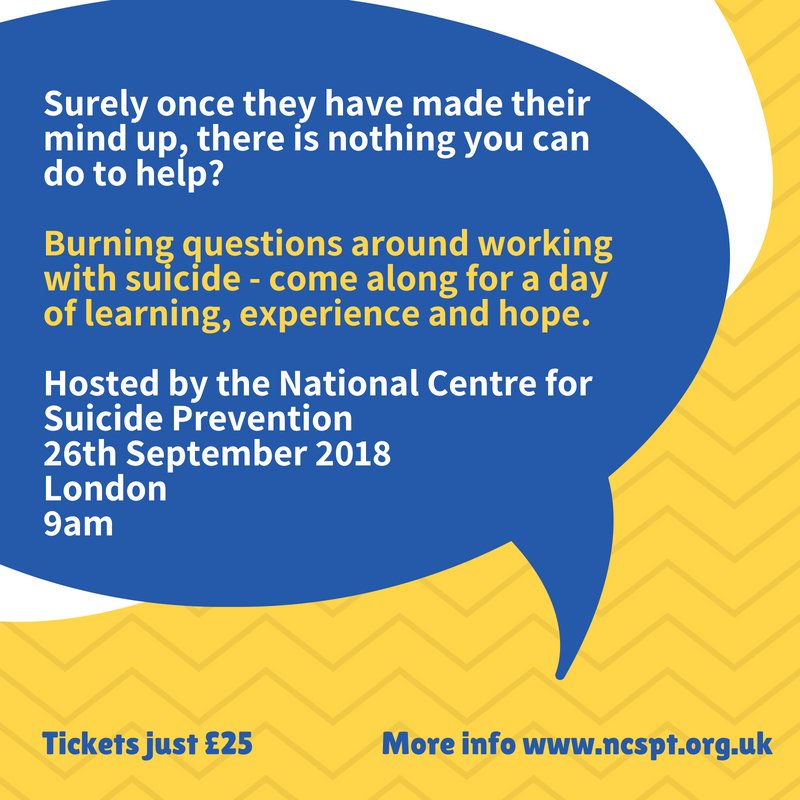 National Centre for Suicide Prevention Education tweet media