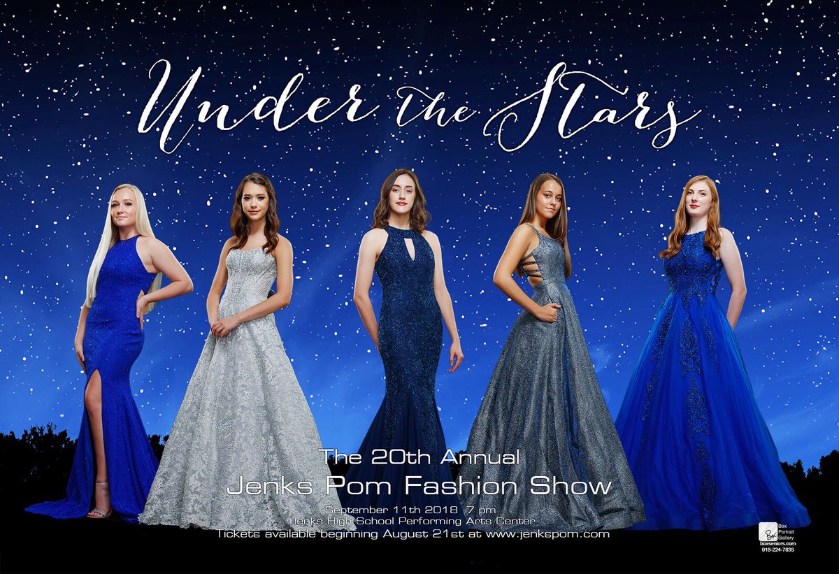 Tickets go on sale tomorrow!!! JenksPom.com #jenkspomfashionshow #underthestars✨ #jenkstrojans #jenksvarsity #jenksjvpom #jenksjuniorhigh #jenks #jenkslife