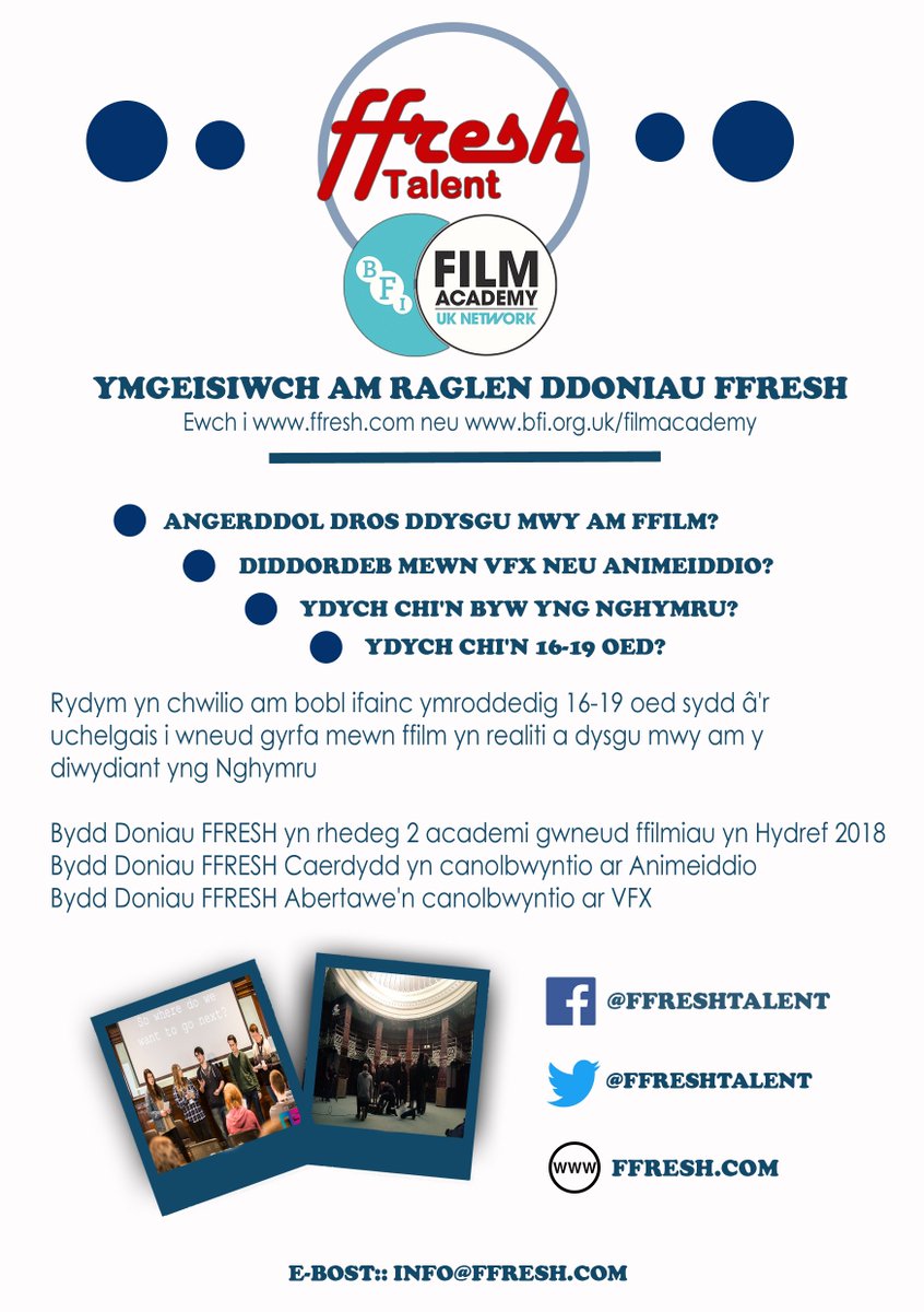 ffreshtalent's tweet photo. Want to learn animation or visual effects? Are you based in South Wales? If you're 16-19 years old then you can apply for our BFI Film Academy: https://t.co/8DUQbVHfAJ https://t.co/NFdtfWmG3I