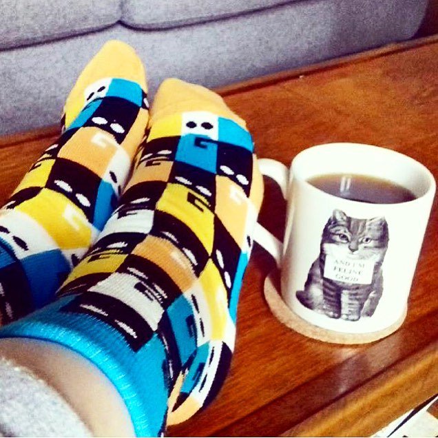 #Repost 📸 @seriouslysillysocks And I'm feline good... new meow socks by #BallonetSocks 😻😻😽
#felinegood #catsocks #meow #luxurysocks #seriouslysillysocks #ballonet #socks #london #britishdesign 
#cats #catsofinstagram #sockswag #womenssocks #menssocks… ift.tt/2OLRYbR