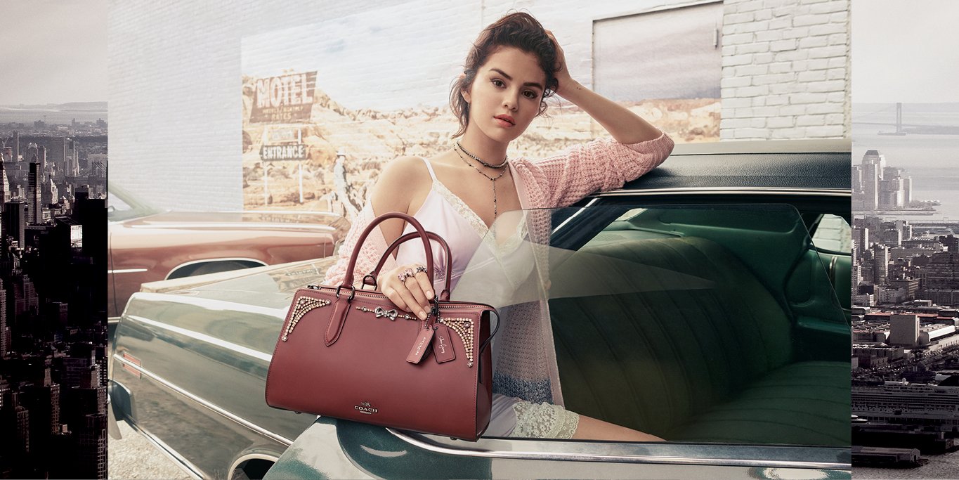 Coach on X Hey LA Here s your chance to meet SelenaGomez. On 8 31 at 10am PST the first 150 customers to buy the Selena Bond or Selena Trail bag at the Coach