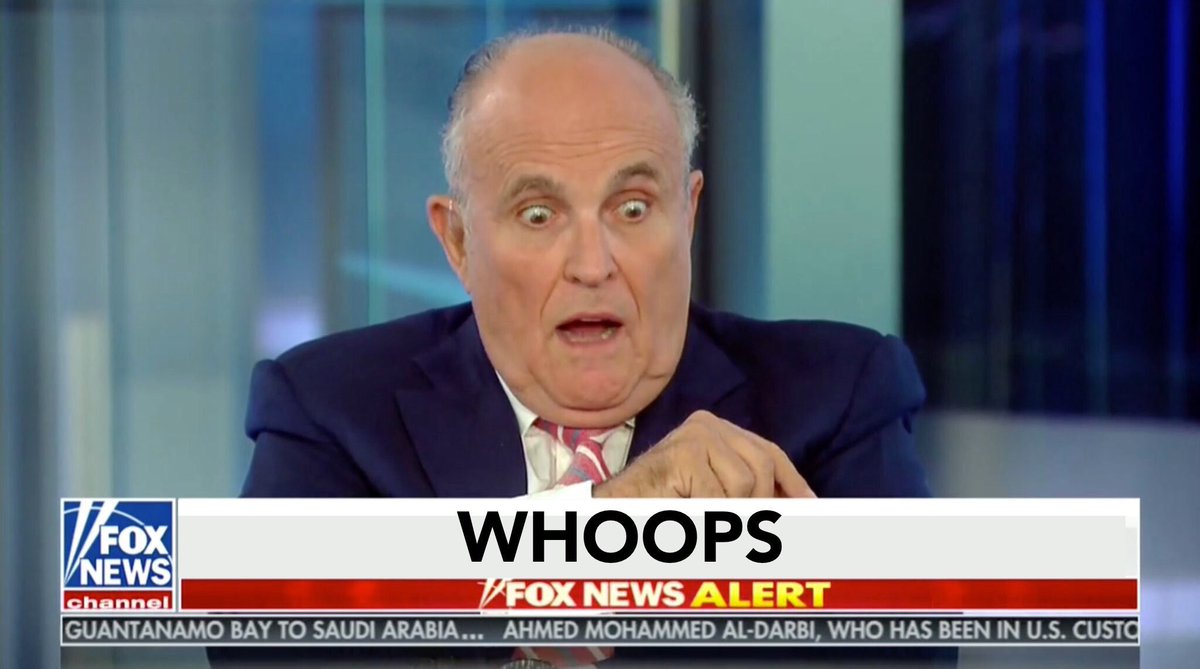 Opera_Mann's tweet image. 🎵The truth isn’t truth, or so we’re told,
When Rudy delivered this whopper cold,
His bulging eyes, a thing t’behold,
These lies, they think, are solid gold!
Alternative Facts! This thing of old,
Propaganda the type the fascists doled!🎶...