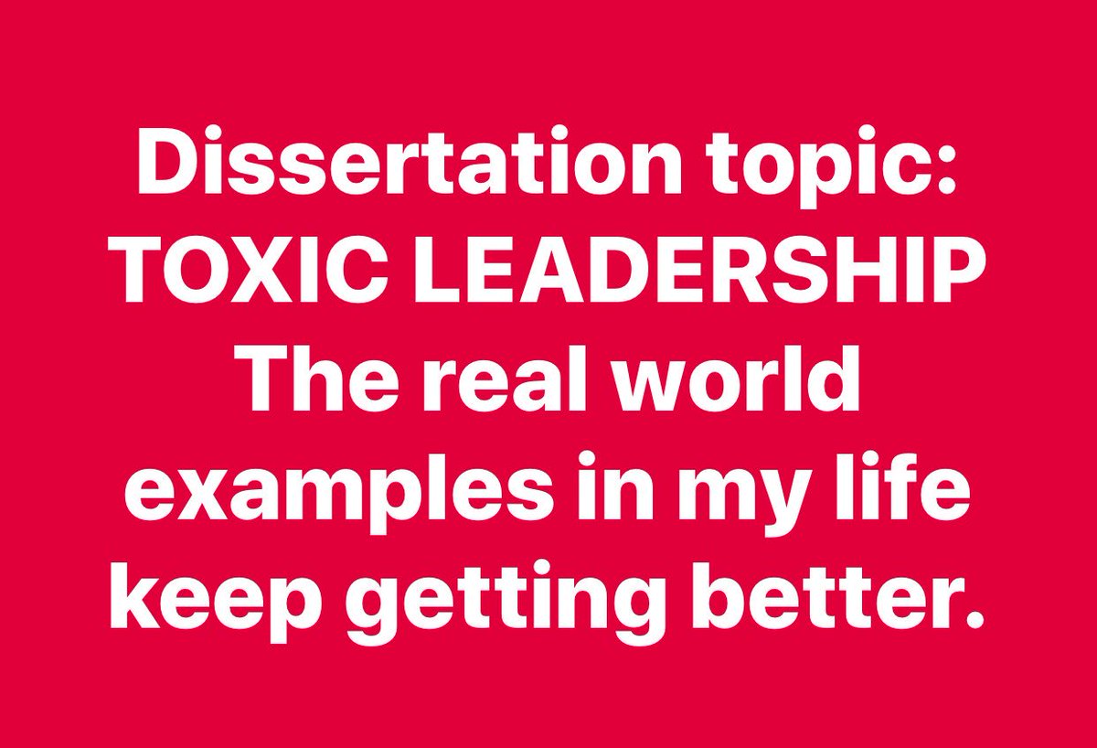 webagent99's tweet image. #toxicleaders