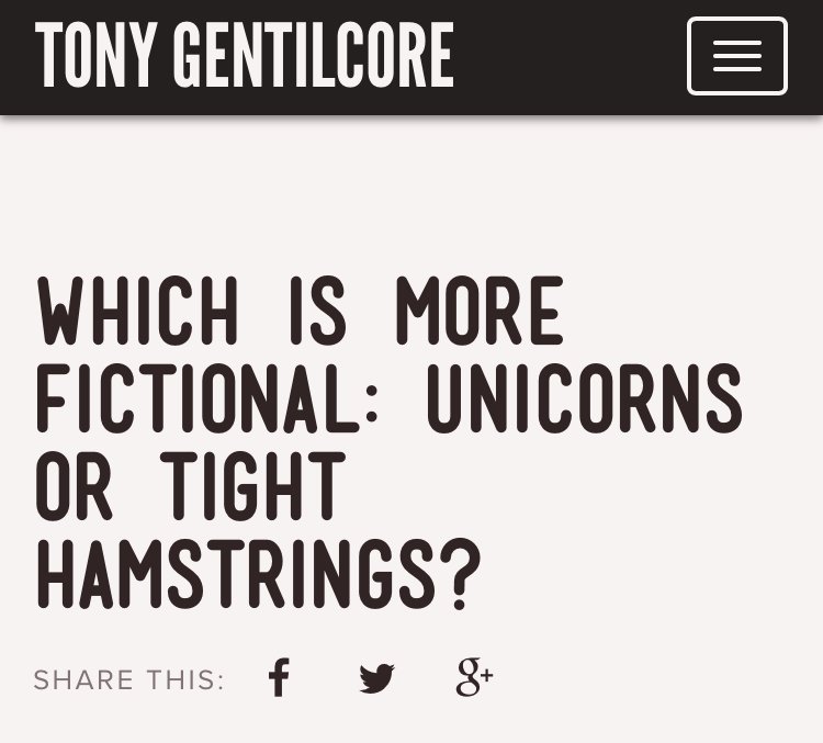 EvolvePTNYC's tweet photo. Do tight hamstrings exist? This is a great article by @tonygentilcore1 about the reasons why "tight" hamstrings are mistakingly blamed for a variety of issues and why stretching them might not be the best route to take. https://t.co/J9MJ5L3xjM #fitness https://t.co/eakQxTbq4V