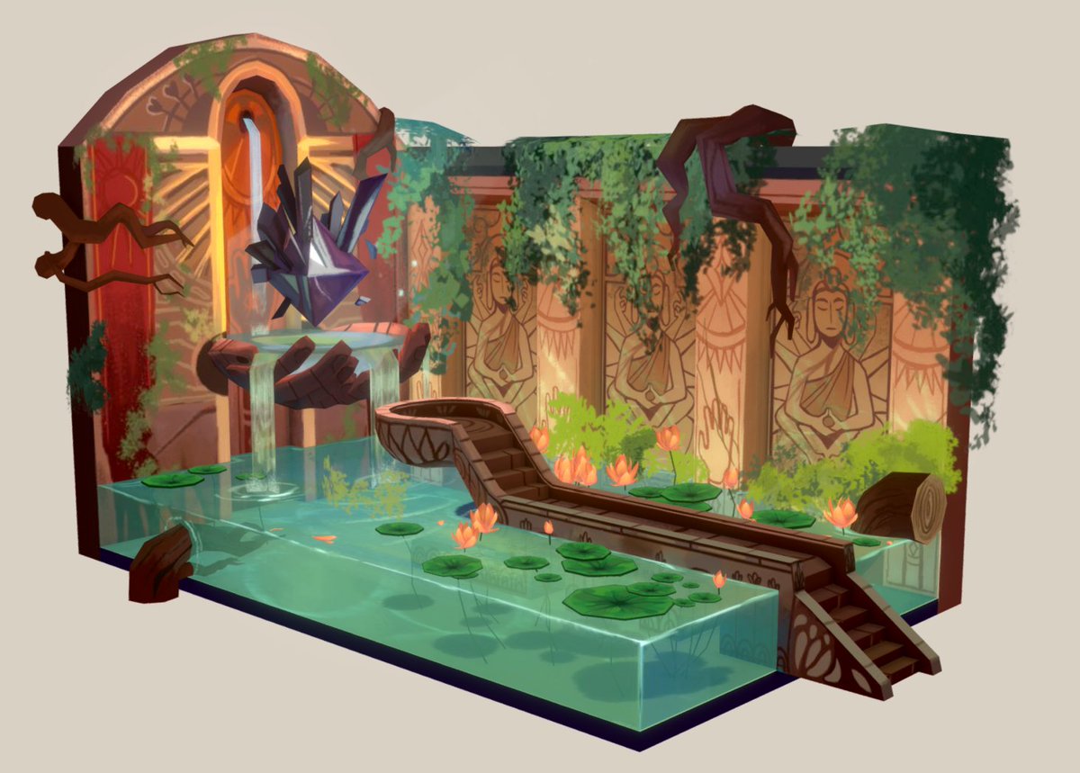 cintavu's tweet image. ayo #VisibleWomen i'm a recent grad from ccad and i got some cute and colorful environments for you!! i love handpainting lowpoly models to make them look like paintings 🌞💖✨
💌 hello@jacintavu.com
🎨 artstation.com/jacinta
☕️ ko-fi.com/jacinta