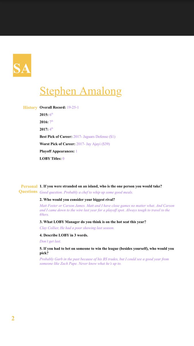 LotsBoozeYahoos's tweet photo. Stephen Amalong Media Day: 
Coming off of an excellent season of fighting through adversity, Mr. Amalong is ready for the 2018 season.

After being a top candidate for Manager of the Year, Stephen can’t wait to see what he can accomplish with a fully healthy roster.
@Sbaballer822 https://t.co/uNNiGUXwpa