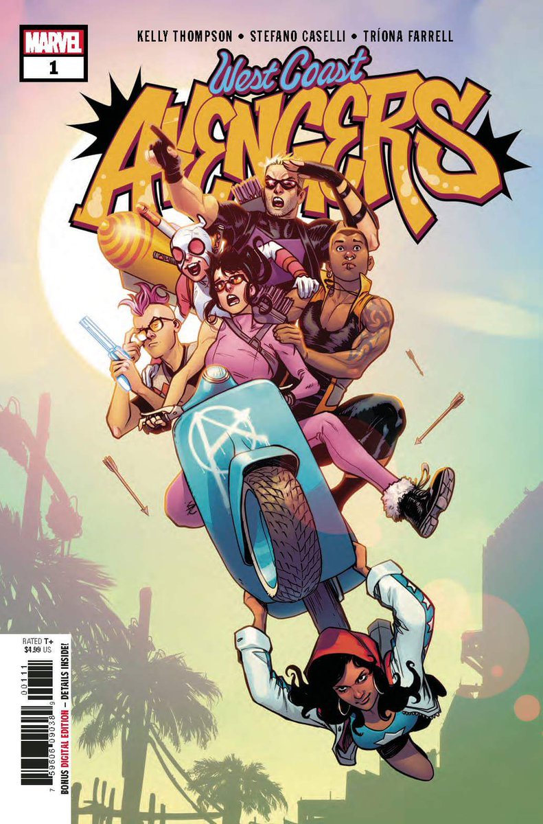 San Diego Comics (@sandiegocomics) on Twitter photo A NEW ERA DAWNS...AVENGERS ASSEMBLE! That's right, it's the new West Coast Avengers! And you better hope they can figure out how to save the world because big things are headed for the West Coast, in West Coast Avengers #1, on sale Weds!
previewsworld.com/Catalog/JUN180… <a href="/79SemiFinalist/">kellythompson.bsky.social</a> A NEW ERA DAWNS...AVENGERS ASSEMBLE! That's right, it's the new West Coast Avengers! And you better hope they can figure out how to save the world because big things are headed for the West Coast, in West Coast Avengers #1, on sale Weds!
previewsworld.com/Catalog/JUN180… <a href="/79SemiFinalist/">kellythompson.bsky.social</a>
