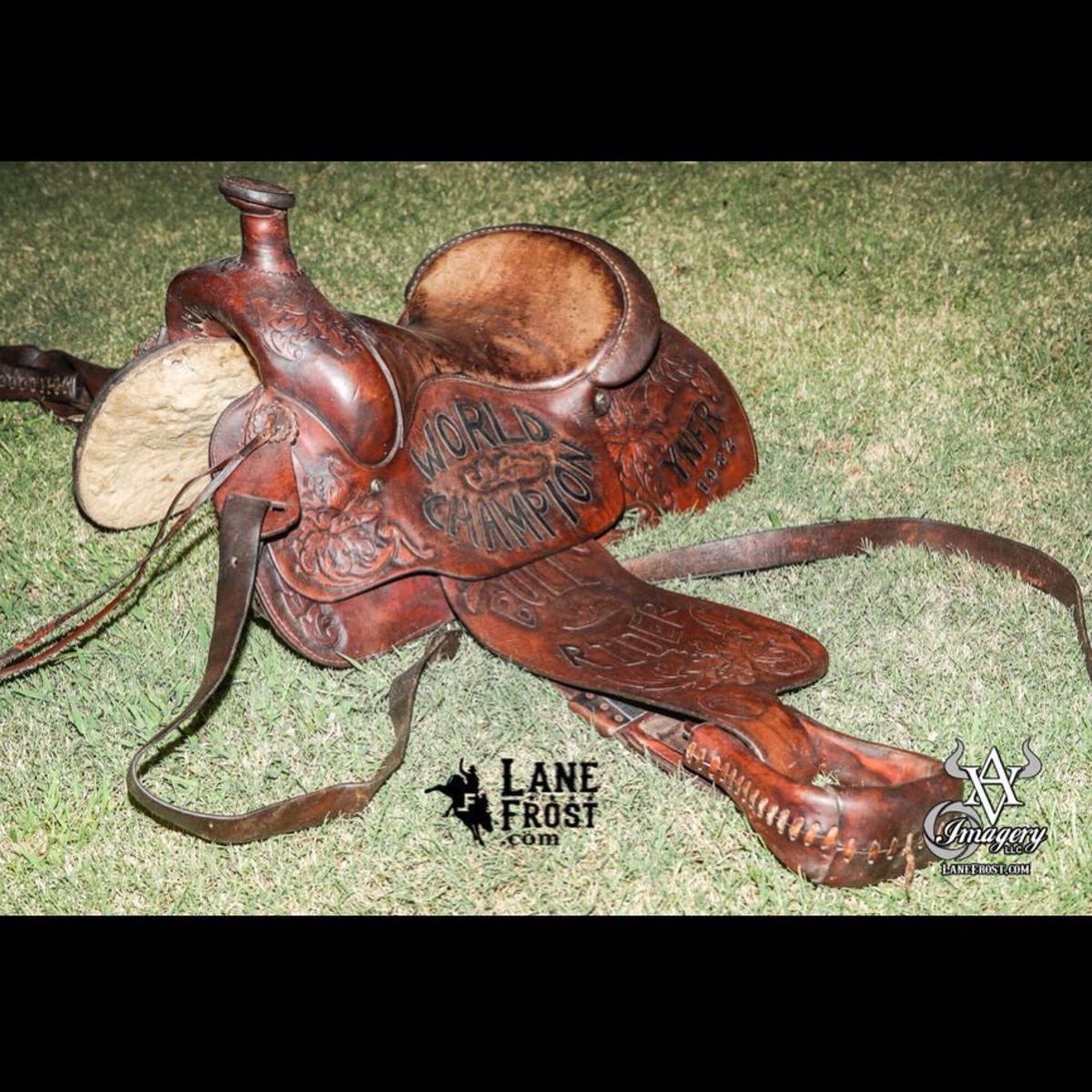 lanefrostbrand's tweet photo. Lanes World Champion Saddle from the #YNFR in #1982 #LF #lanefrost #lanefrostbrand ๐ธ #fortworth @avidvisualimageryrodeo https://t.co/pTOS6izv6P