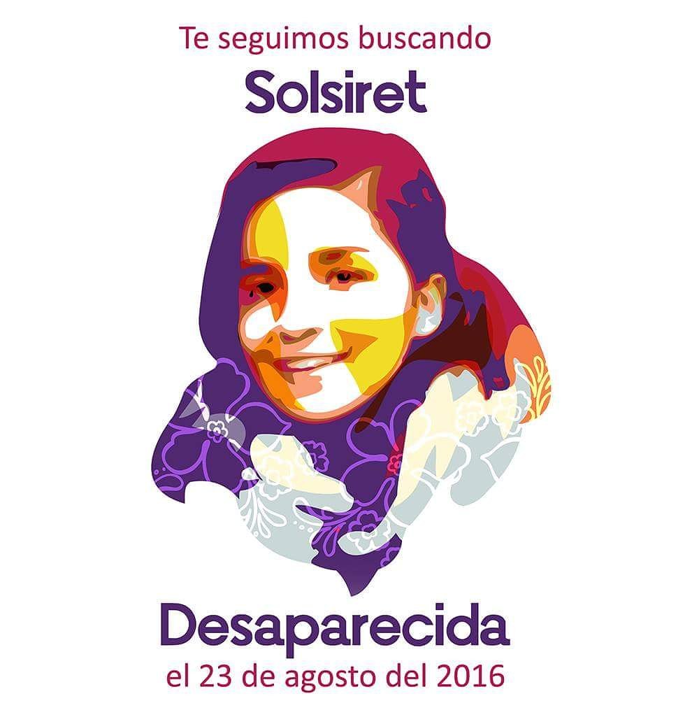 CarlaJeriMUA's tweet photo. 2 años han pasado desde que ya no estás y las autoridades no han hecho nada. Nos falta 1, nos falta Solsiret. @Buscamos_a_Sol https://t.co/cdnETqbJy0