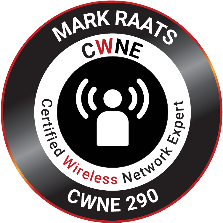 CWNP's tweet image. Congrats to CWNE #290, Mark Raats! Netherlands  

#CWNE @MarkRaatsWiFi