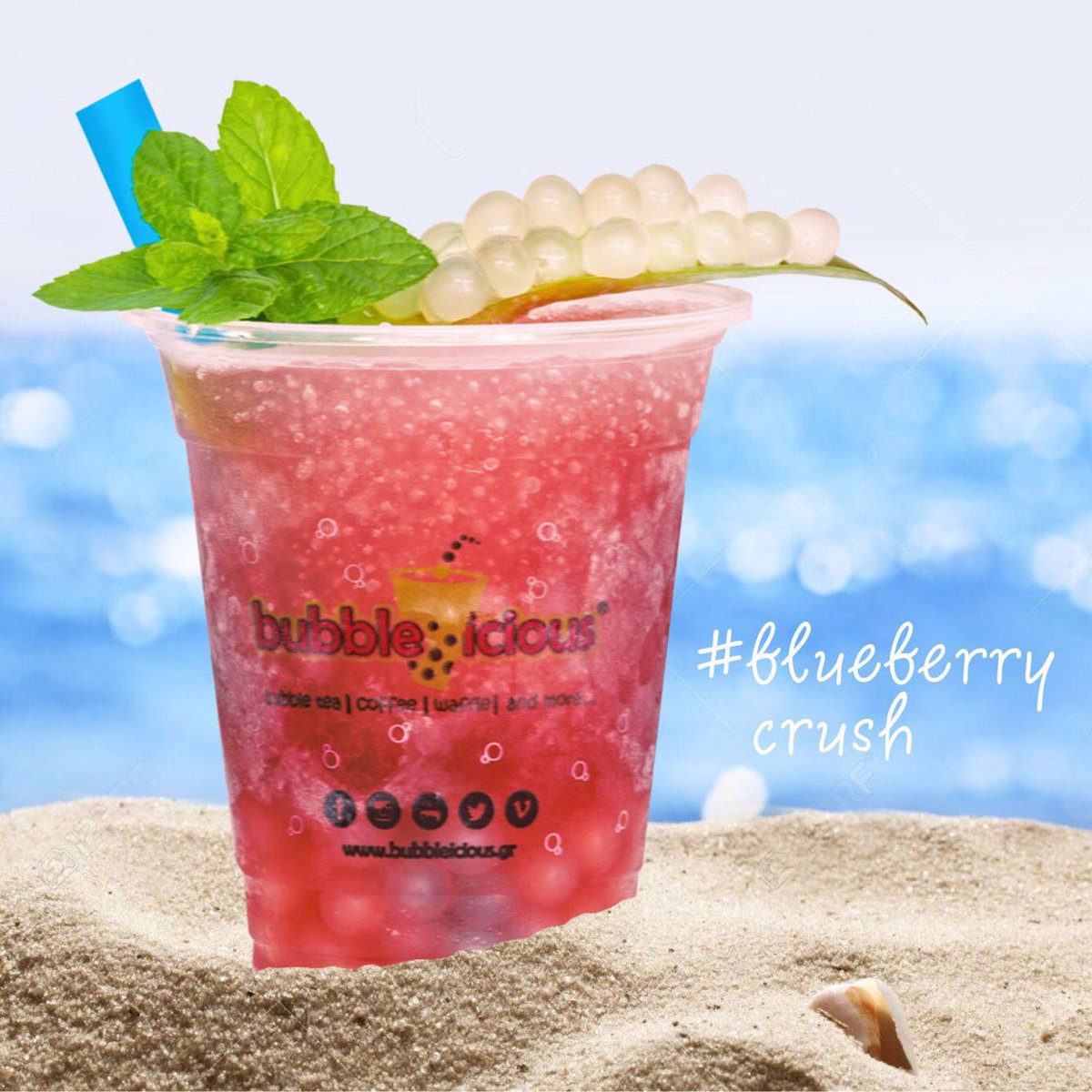 BubbleiciousTea's tweet photo. 💜🍸💜Blueberry Crush Cocktail 🍸 💜🍸 best seller of this summer👍🏻 try it! #blueberrycrush #cocktail #summertime #summer2018 #bubbleicious https://t.co/liVPrFLKWC