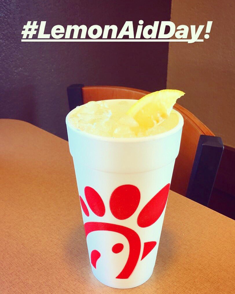 Today is #LemonAidDay! All profits from lemonade sales between 10:30am-8pm will go to #FeedingChildrenEverywhere! Buy a lemonade, feed a hungry kid! 🥤🍋