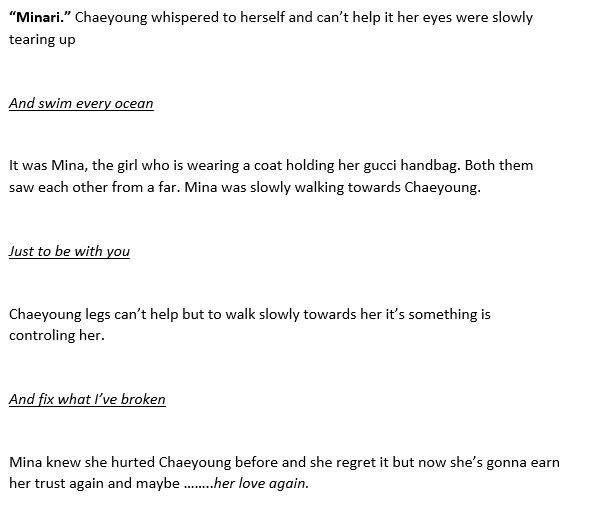 [ cause i need you to see.]