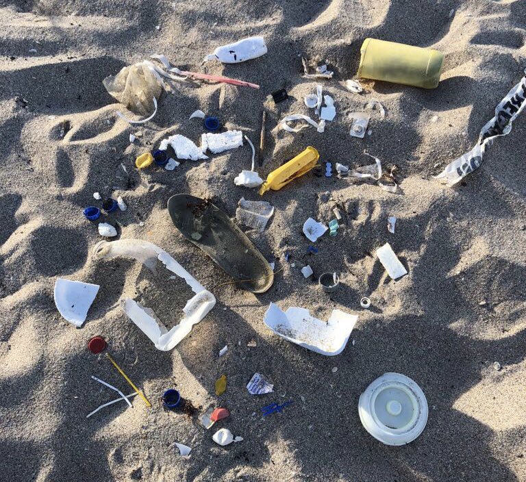 I love walks on the beach... Picked up 77 pieces of plastic in just 100m 😕 We need to do better! 🌏♻️ #MondayMotivation