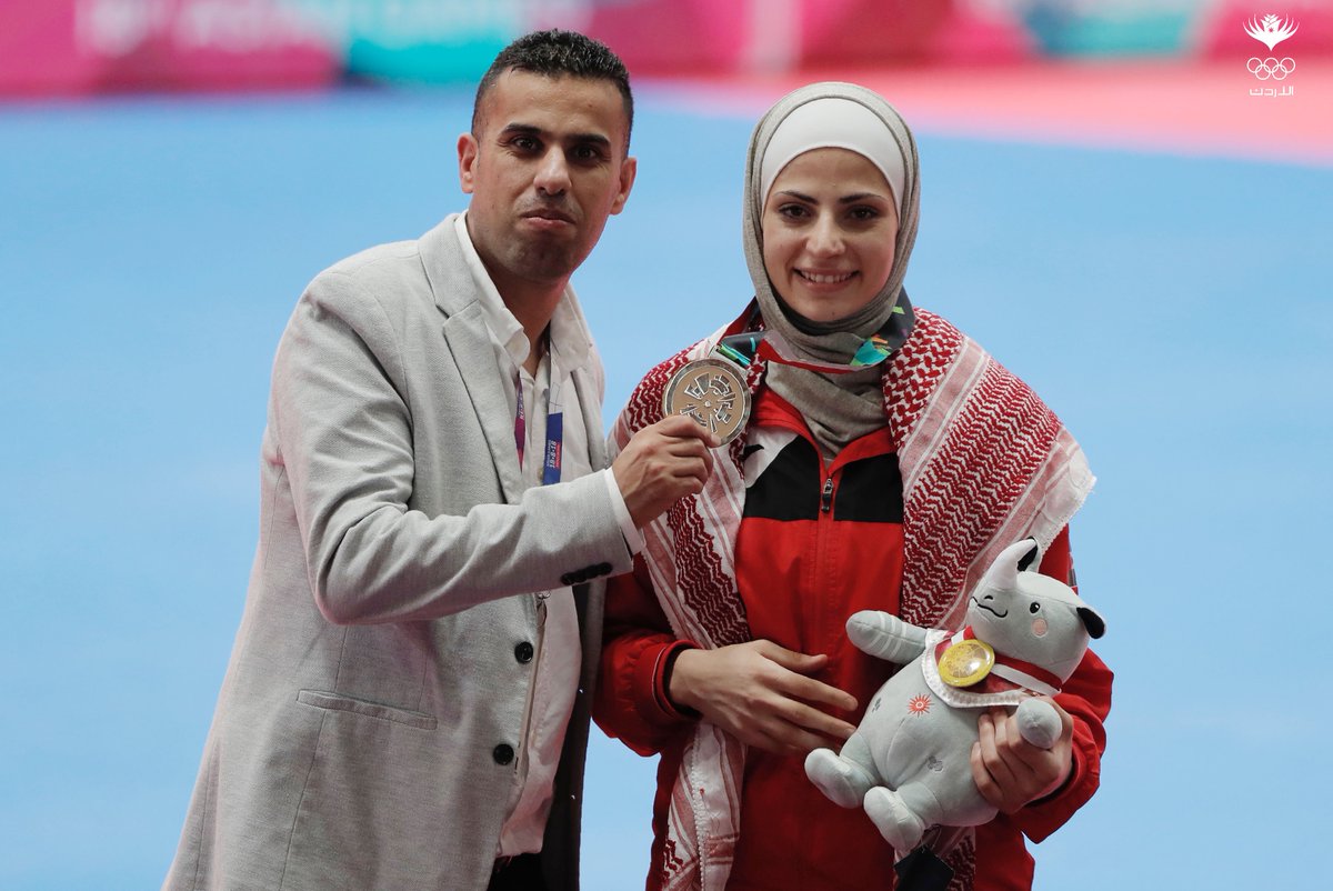 Jordan Olympic (JOC) on Twitter: "ASIAN GAMES GOLD FOR AL SADEQ Juliana Al  Sadeq has won gold for Jordan at the Asian Games following a superb  performance in the Taekwondo -67kg competition