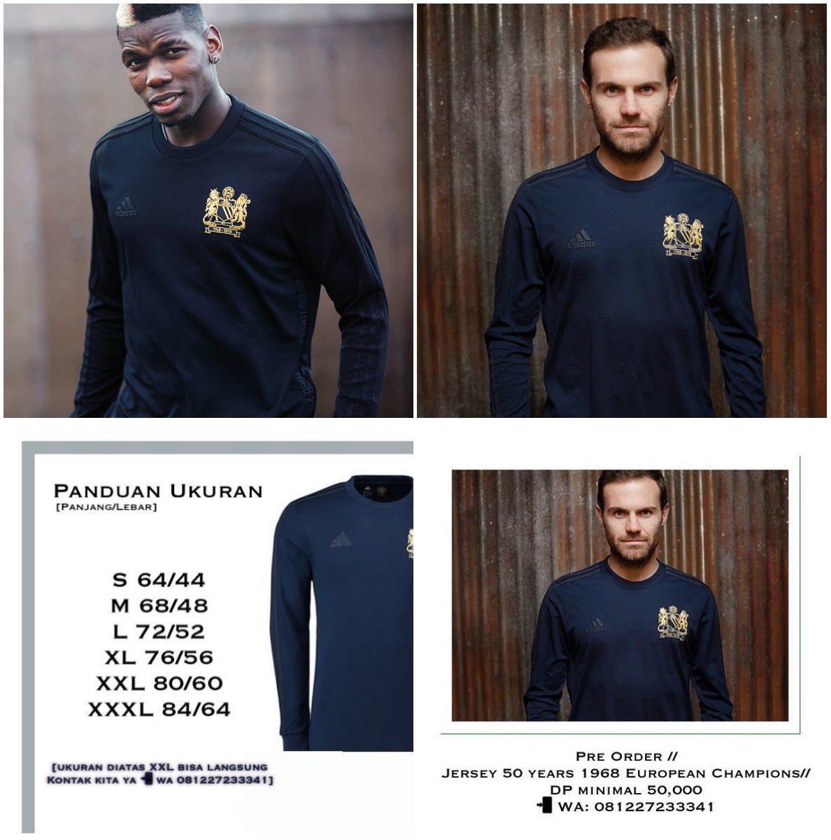 manchester united 50th anniversary jersey