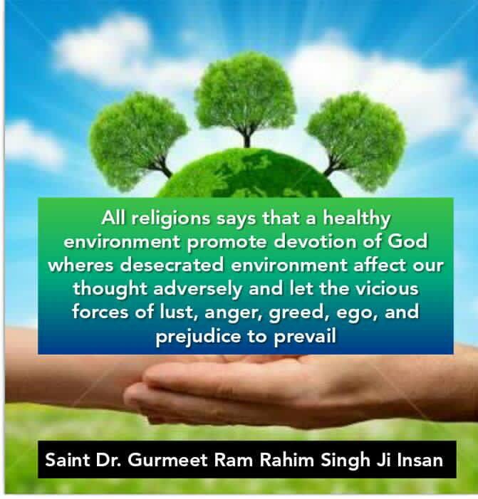 #SaveMotherEarthSaysStMSG @derasachasauda @Gurmeetramrahim Ji