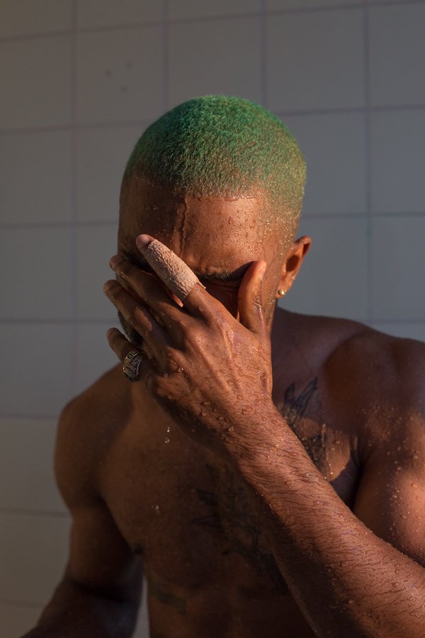 Happy 2nd birthday to Blonde      Frank, in the shower by Wolfgang Tillmans 