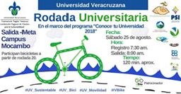 Recuerda hacer tu registro #RodadaUniversitariaUV_Veracruz 2018. Evento gratuito Juntos fomentemos la movilidad urbana la salud y convivencia familiar uv.mx/veracruz/cosus…
