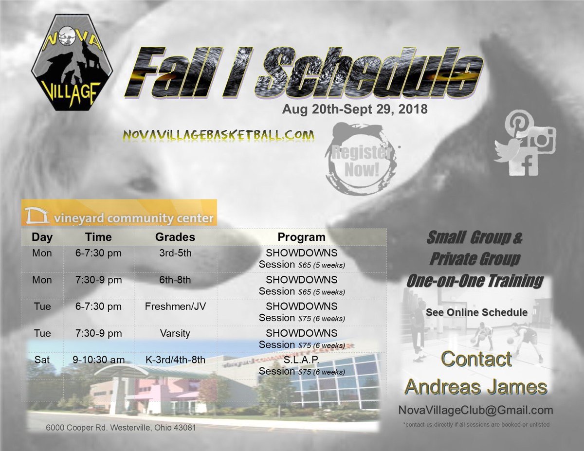 NovaVillage1's tweet image. Sign up today! #NovaTraining #DevelopmentFirst