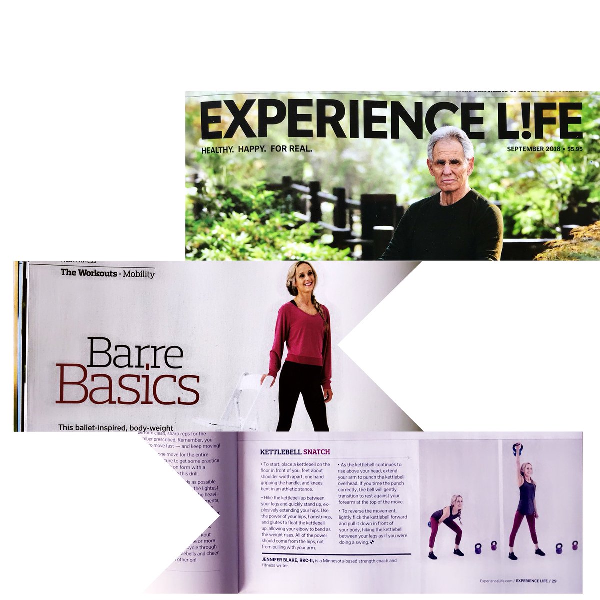 MeredithButulis's tweet photo. Barre vs kettlebells? No need to choose—💖moving and living a healthy way of life #HWOL. Incredibly honored and grateful to be part of bringing the experience to you with my favorite healthy lifestyle magazine @ExperienceLife @lifetimefitness https://t.co/a3e5TNqiTh