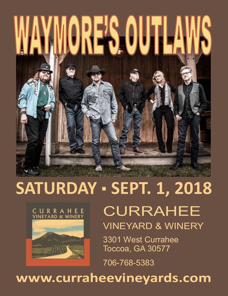 WaymoresOutlaws's tweet photo. Waymore’s Music &amp; Wine in the @northgeorgia mountains!
Tickets: https://t.co/GXxo7aLzPi https://t.co/hSGCJ1PxAS