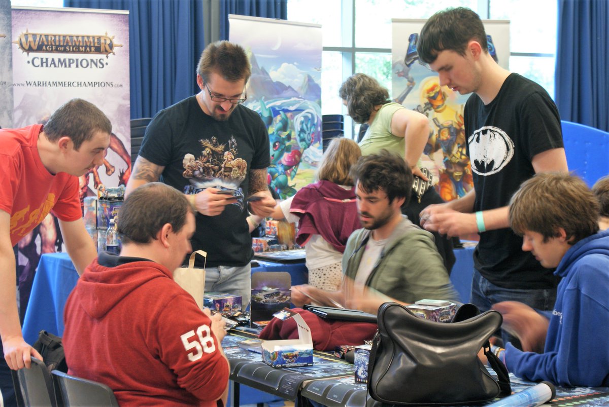 TCG_Con's tweet photo. Sunday was incredibly busy with a full tournament zone followed by packing away the convention so we've only just found the time to post a few pics from the afternoon of day two of the convention. Keep your eyes pealed for an announcement about the next convention. https://t.co/CWlMfMh8RE
