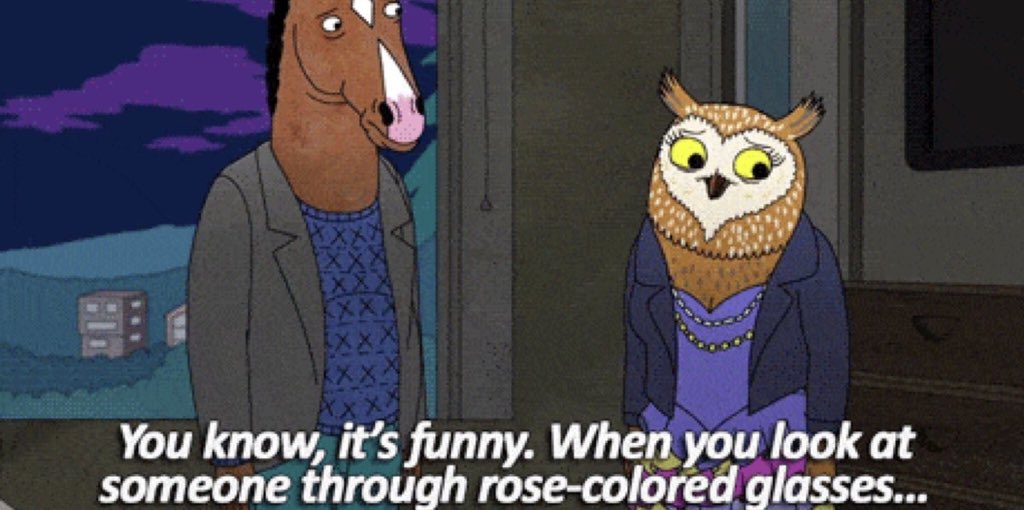lgbtop's tweet photo. remember when a cartoon about a depressed alcoholic horse spouted one of the most profound and eye-opening quotes of all time https://t.co/hIatZeMmuQ