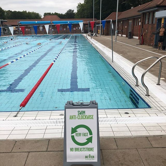 yourhiddenyou's tweet photo. So few at the lido first thing this morning, all you could hear was the feint burble of water and not a single spoken word; this could soon become my new fave pool 🏊♂️😎
.
.
#almostalltomyself #swimtraining #trilife #swimbikerun #triathlete #ironman #ironman703 #pushyour… https://t.co/Cxg8xiOah2