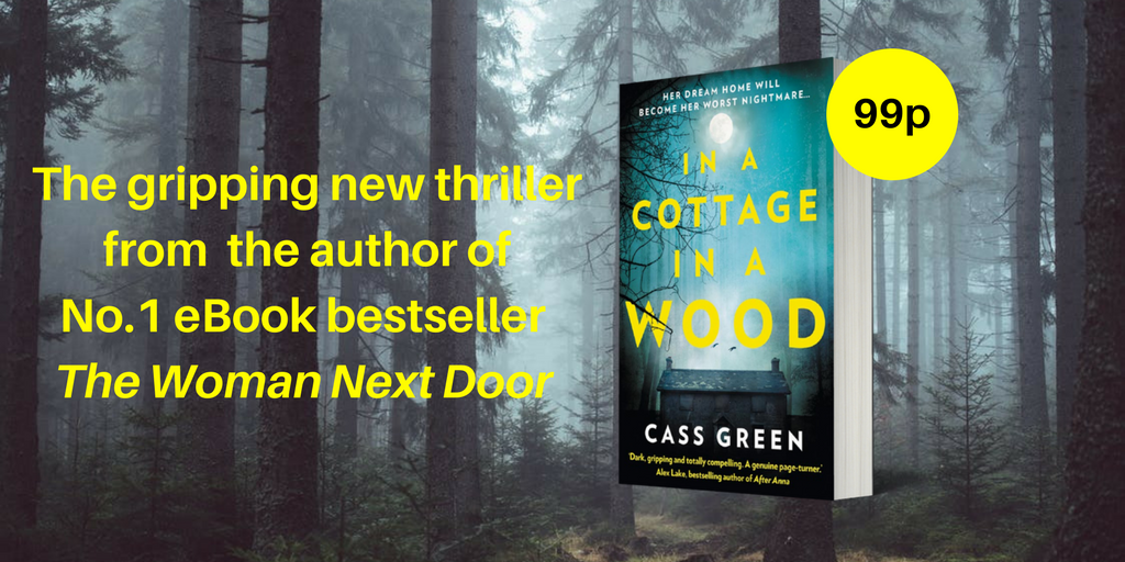 Hemlock_Press's tweet photo. All this month you can get the bestselling #InACottageInAWood for just 99p! Read it before @Carolinesgreen's new novel hits shelves this September! #DontYouCry https://t.co/O0oNkZBL5P https://t.co/b4z91iNiir