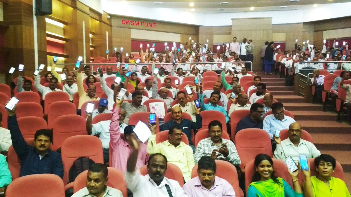 A workshop with an objective to explain the use of #SSG2018 mobile application, was conducted in Pune, #Maharashtra.