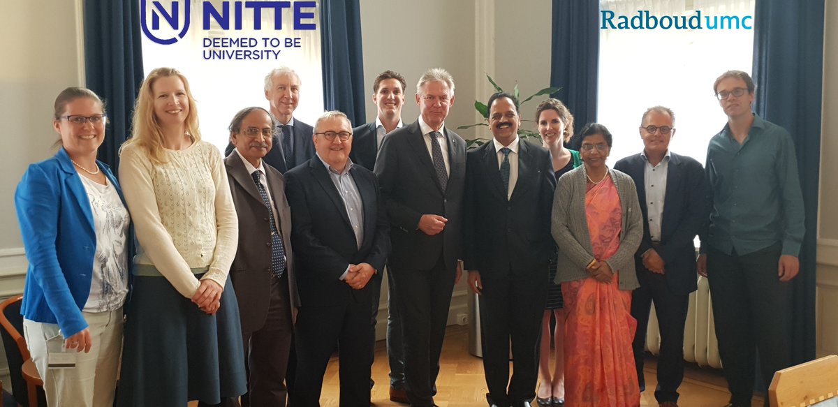 Exciting meeting with our Indian colleagues from <a href="/aboutnitte/">Nitte</a> and <a href="/Radboud_Uni/">Radboud University</a> about collaboration. Proud to give a tour and demonstration of our 3D Lab @Radboudumc @3DLabNijmegen