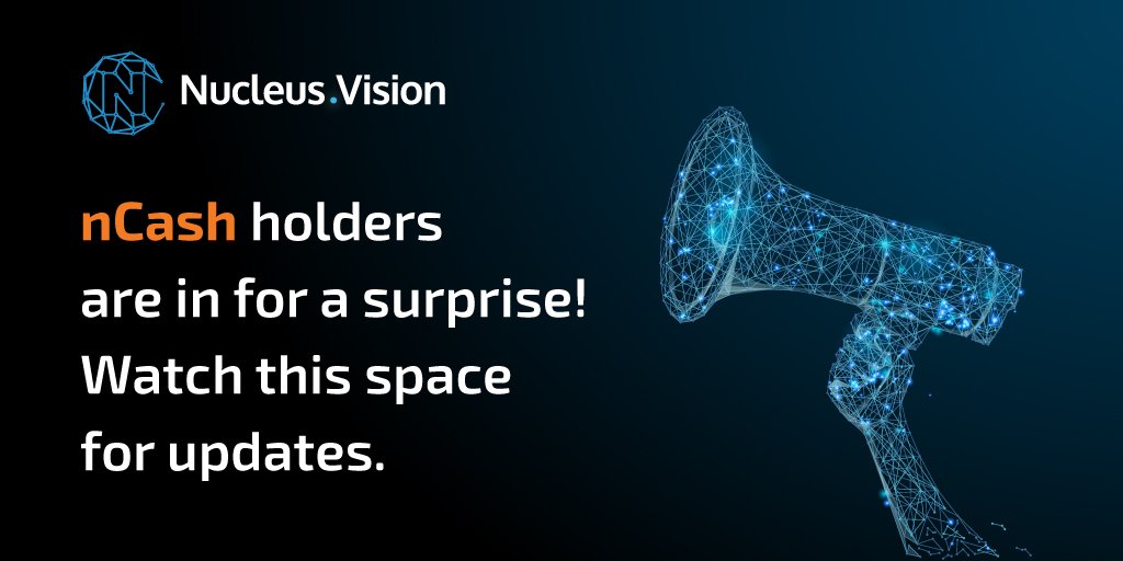 Nitro_HQ's tweet photo. Nucleus Vision is all set to roll out an interesting announcement. Stay tuned to the official channels for more updates.
#Blockchain https://t.co/R8mkmDlzog