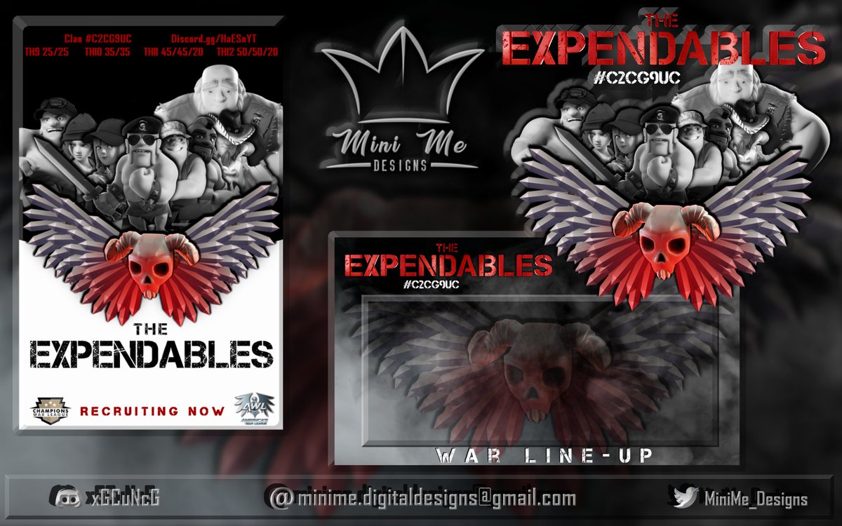 What a privileged to work with @EXPWARCLAN on their new logo. Very enjoyable and pleasant clan to be seen again for sure! Well done in building up this clan so fast... something to be proud of!