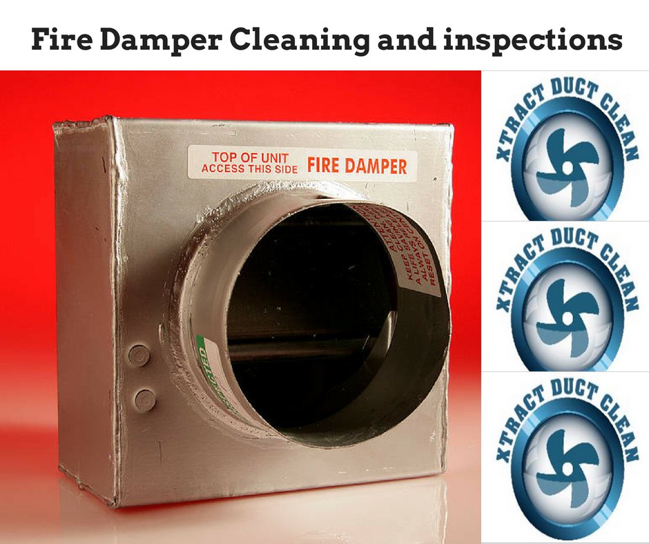 Inspecting and cleaning some #firedampers today #MondayMotivation